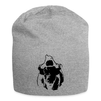 BUFFALO - Jersey Beanie - heather grey - Front