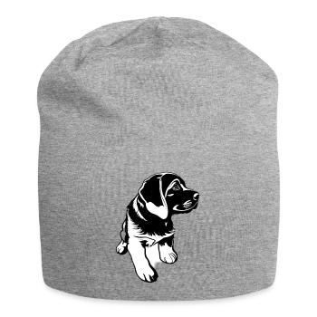 Labrador owner Labrador Retriever puppy - Jersey Beanie - heather grey - Front