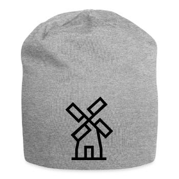 Windmill windmill air energy - Jersey Beanie - heather grey - Front