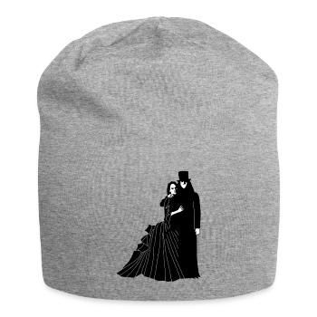 Couple fantomatique - Bonnet en jersey - gris chiné - Devant