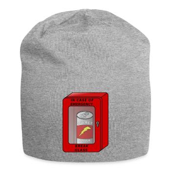 En cas d'urgence - Bonnet en jersey - gris chiné - Devant