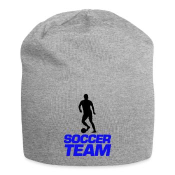 Équipe de football - Bonnet en jersey - gris chiné - Devant