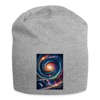 Galactic Wonder - Jersey Beanie - heather grey - Front