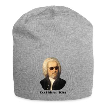 Johann Sebastian Bach – Cool mit Sonnenbrille und - Jersey-Beanie - Grau meliert - Vorne