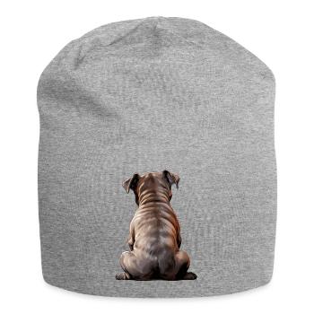 Staffordshire Bull Terrier - Bonnet en jersey - gris chiné - Devant