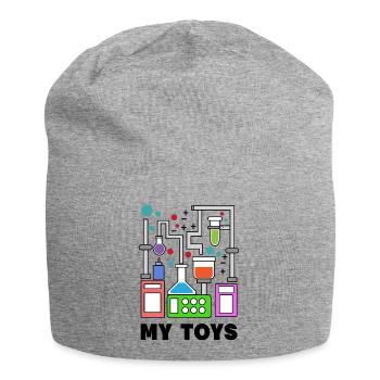 Scientist Statement Job Workaholic Career - Jersey Beanie - heather grey - Front