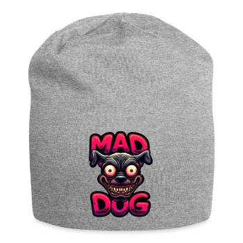 MAD DOG - Jersey Beanie - heather grey - Front