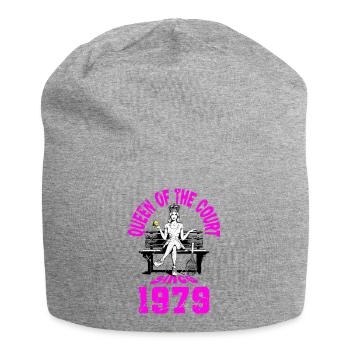 Tennis Shirt Frauen Geburtstag Jubiläum 1979 - Jersey-Beanie - Grau meliert - Vorne