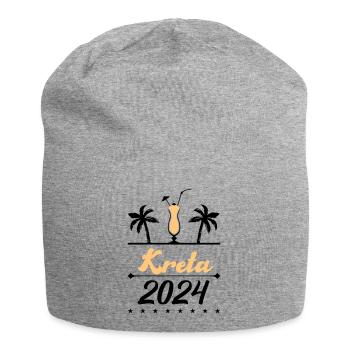 Crète 2024 - Bonnet en jersey - gris chiné - Devant