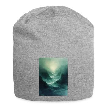 Poster Geo Nature Paint 17 - Jersey Beanie - heather grey - Front