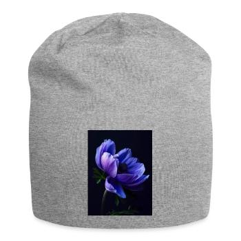 Poster Purple Beauty 3 - Jersey-Beanie - Grau meliert - Vorne