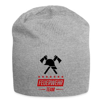 Fire Brigade Team - Jersey Beanie - heather grey - Front