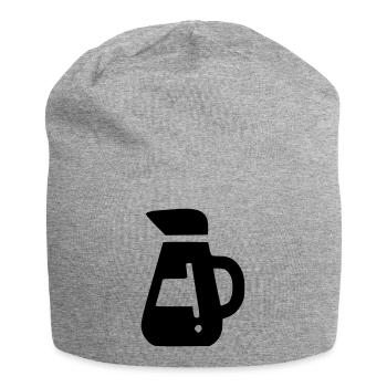 Coffee pot - Jersey Beanie - heather grey - Front