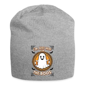 Funny Beer Ghost - Jersey Beanie - heather grey - Front