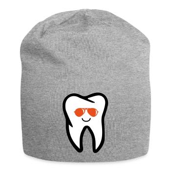 Tooth Sunglasses - Jersey Beanie - heather grey - Front