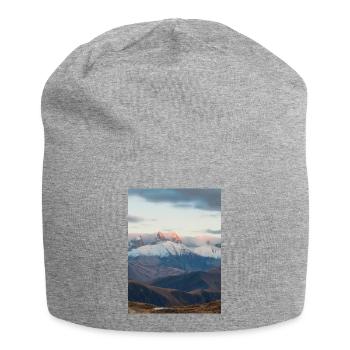 Aiguilles d'Arves - Bonnet en jersey - gris chiné - Devant