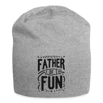 Vater des Spaßes - Jersey-Beanie - Grau meliert - Vorne