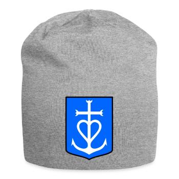 Croix Camargue - Bonnet en jersey - gris chiné - Devant
