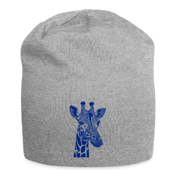 Pop Art Giraffe - Jersey Beanie - heather grey - Front