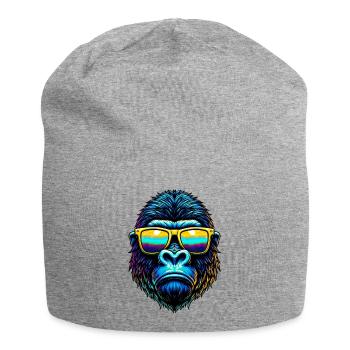 Gorilla - Jersey-Beanie - Grau meliert - Vorne