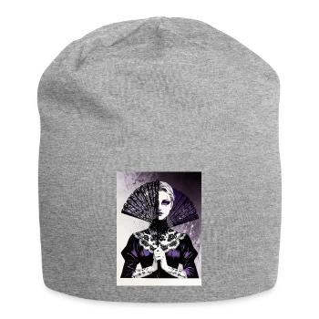 Lace & Lies - Jersey Beanie - heather grey - Front
