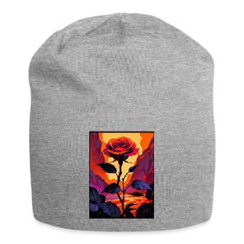 Thorns of the Volcano - Jersey Beanie - heather grey - Front