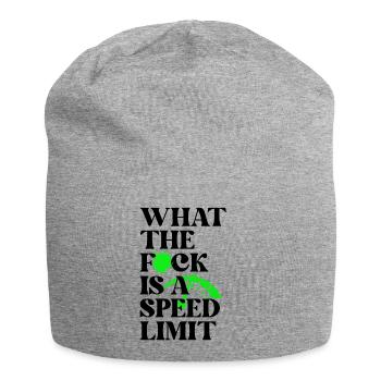 Auto - Jersey-Beanie - Grau meliert - Vorne