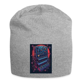 Appareil de musique électronique futuriste - Bonnet en jersey - gris chiné - Devant