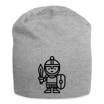 guerrier - Bonnet en jersey - gris chiné - Devant