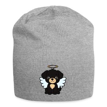 Chien - Bonnet en jersey - gris chiné - Devant