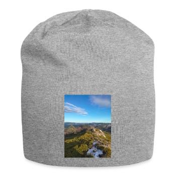 Paysage Naturel Ardèche – Photo Originale - Bonnet en jersey - gris chiné - Devant
