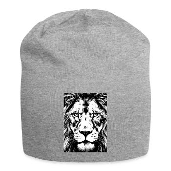 Regard de Lion Intense Puissance - Bonnet en jersey - gris chiné - Devant