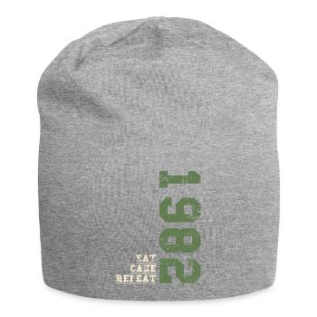 Geburtstag 1982 Geboren 1982 Geburtstag 1982 - Jersey-Beanie - Grau meliert - Vorne