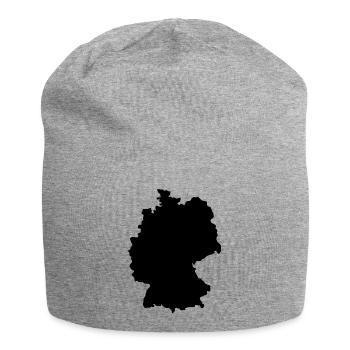 Map of Germany - Jersey Beanie - heather grey - Front