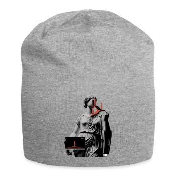 Glitch Antiquity: Stages of Presence - Jersey Beanie - heather grey - Front