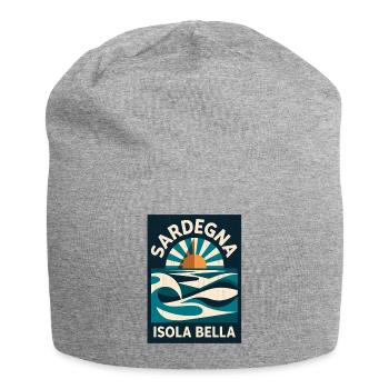 Sardegna Isola Bella - Jersey-Beanie - Grau meliert - Vorne