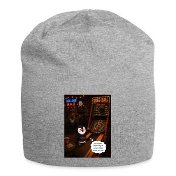 Beak vs. Fudge U – College Bar Champion Penguin - Jersey Beanie - heather grey - Front