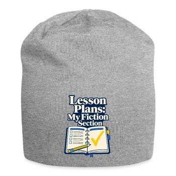 Plans de leçon pour professeurs : Ma section fiction Drôle » - Bonnet en jersey - gris chiné - Devant