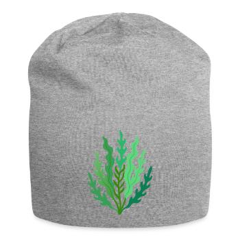 seaweed - Jersey Beanie - heather grey - Front
