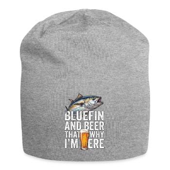 Bluefin Beer Fishing - Jersey-Beanie - Grau meliert - Vorne