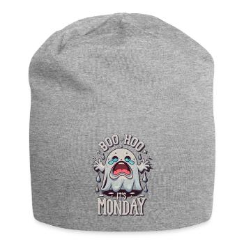 C’est lundi Halloween drôle - Bonnet en jersey - gris chiné - Devant
