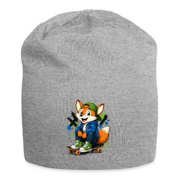 08_Miofox_Skater - Jersey-Beanie - Grau meliert - Vorne