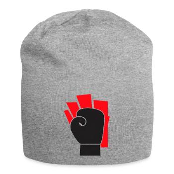 Pure fighting spirit - Jersey Beanie - heather grey - Front