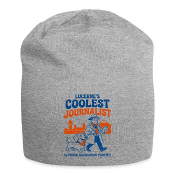 Lucernes Reporter-Dackel - Jersey-Beanie - Grau meliert - Vorne