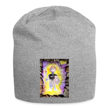 Finde Jesus von Eunice Ahiale  - Jersey Beanie - heather grey - Front