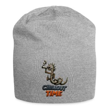Rusty Snake Chillout Time - Jersey Beanie - heather grey - Front