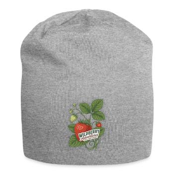 Vintage Botanical Wildberry Adventures - Jersey Beanie - heather grey - Front