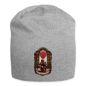 Gotische Romanze Der Herr meines Herzens - Jersey-Beanie - Grau meliert - Vorne
