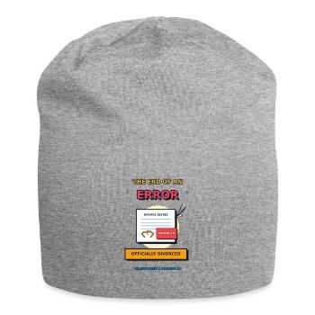 Fehler - Jersey-Beanie - Grau meliert - Vorne