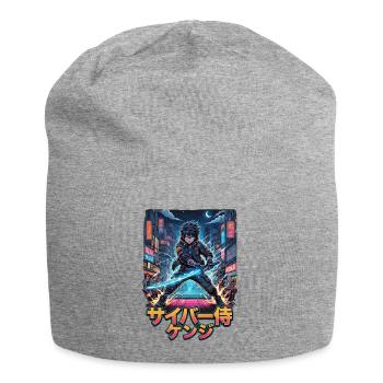 Cyber Samurai Kenji Neonklinge - Jersey-Beanie - Grau meliert - Vorne